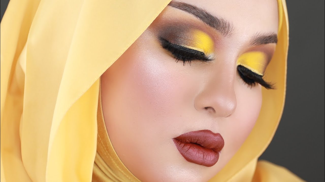 مكياج أصفرYellw Makeup Look + منتجات عليها خصم منDiamondsland
