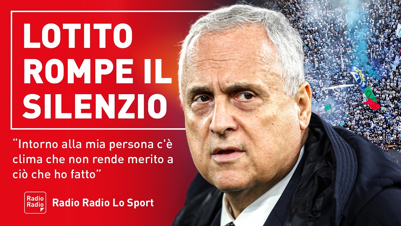 🗣️ LOTITO ROMPE IL SILENZIO ▷ 