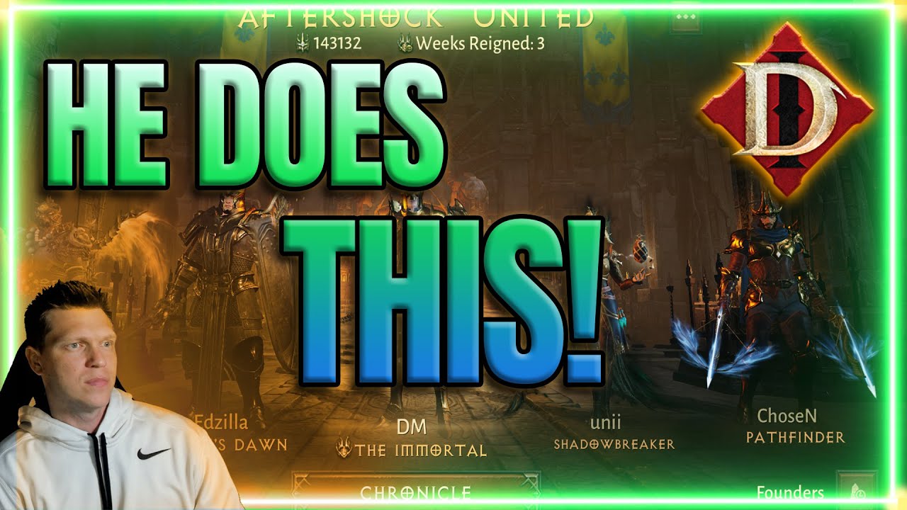 Largest Diablo Immortal Clan leader does THIS!