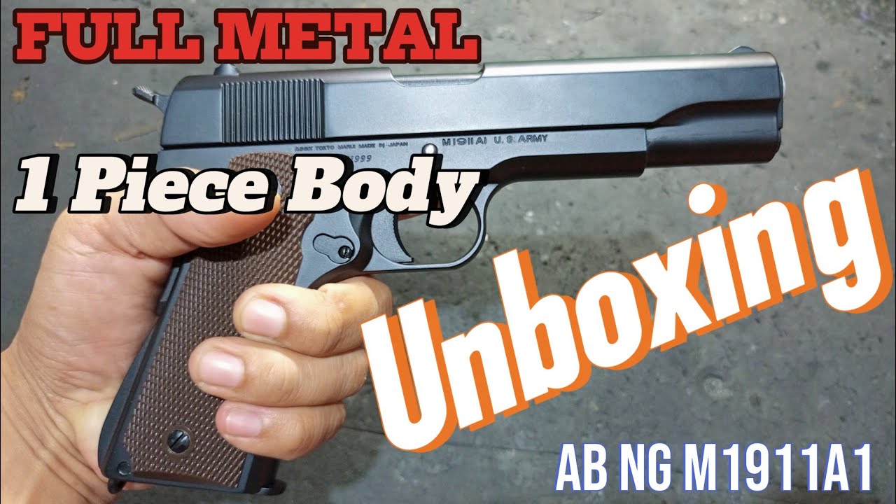 Unboxing HG Fullmetal Premium M1911A1 AB NG | Airsoft Spring