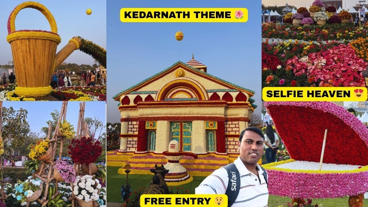 38th Vasant Utsav 2026 Noida Flower Show | Kedarnath Themed Garden & Floral Displays | Free Entry
