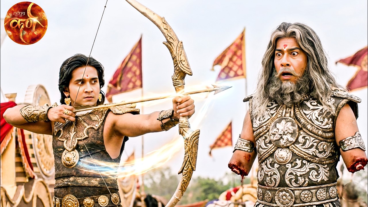अभिमन्यु ने अपने सबसे शक्ति शाली बाण से छीने भीष्मपितामह के दोनों हाथ || Suryaputra Karn