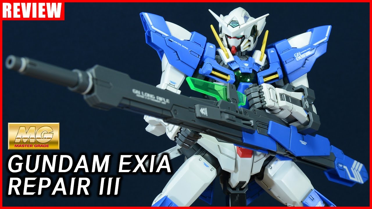 세츠나가 사격 무장? - MG 1/100 건담 엑시아 리페어 III [REVIEW]