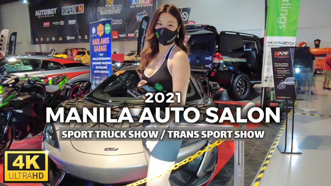 4K | 2021 MANILA AUTO SALON - SPORT TRUCK SHOW - TRANS SPORT SHOW Walk Tour | Philippines