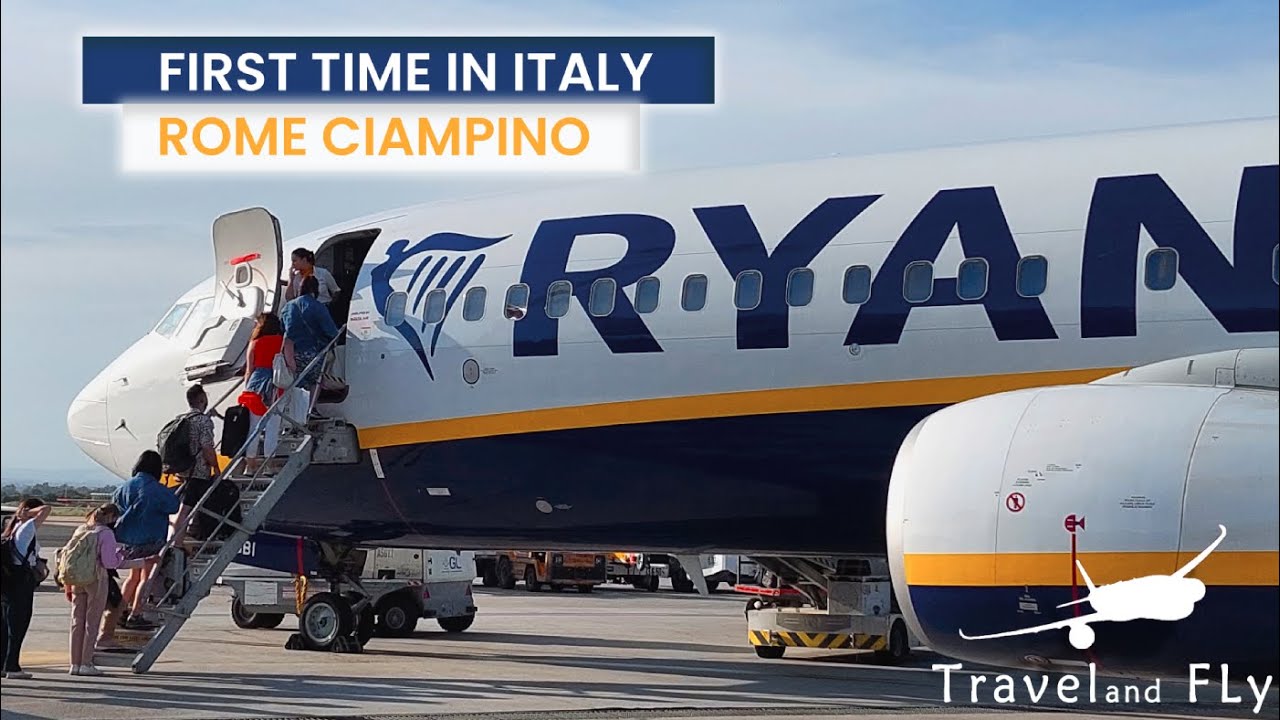 Take off Rome  | TRIP REPORT | RYANAIR Boeing B737 | Rome Ciampino to Budapest | CIA-BUD