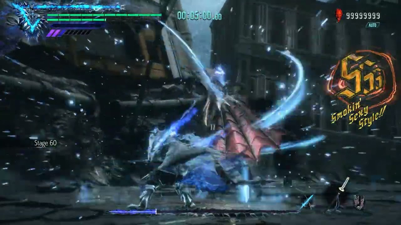 DMC5 Vergil vs Cavaliere Angelo