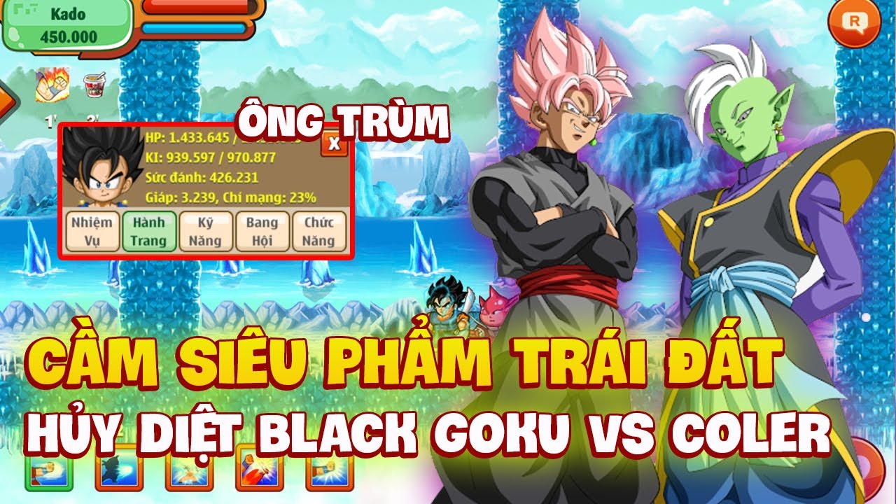 NRO | Cầm Siêu Phẩm Trái Đất Hủy Diệt Coler Vs Black Goku