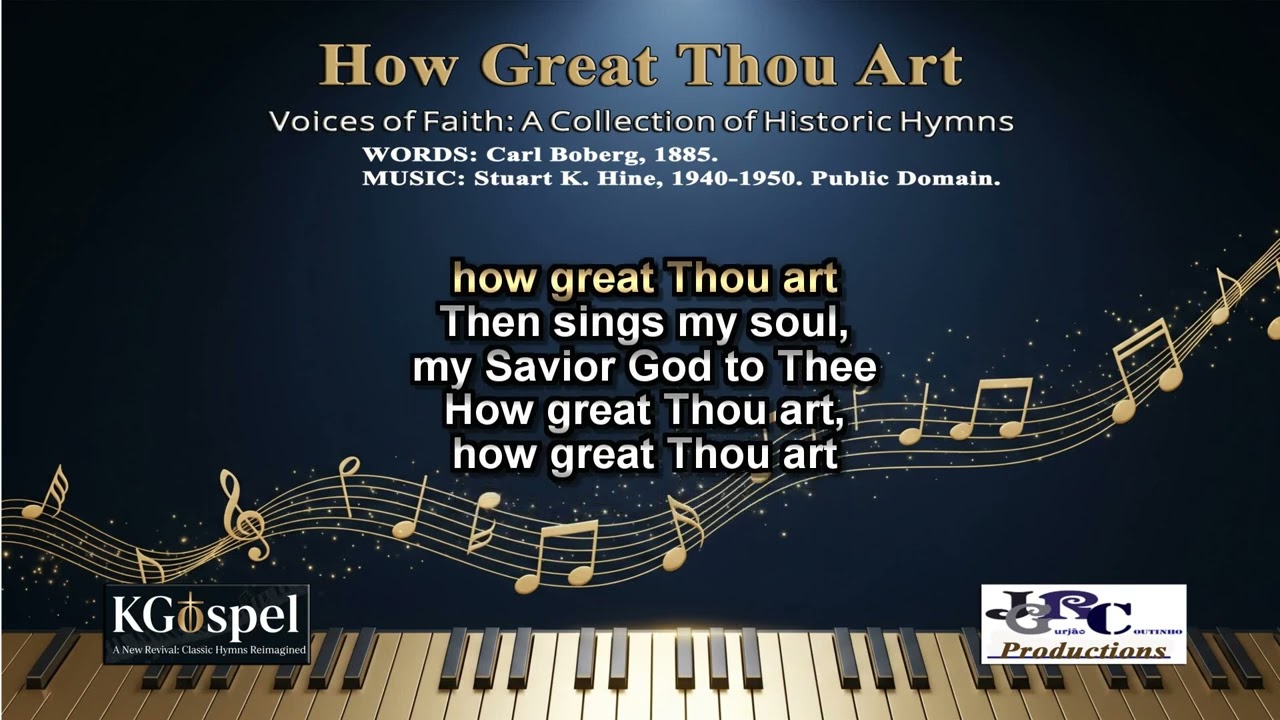 How Great Thou Art – Karaoke in English (Sing Along + Lyrics)