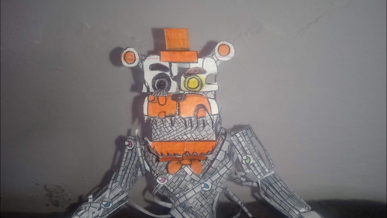 Molten Freddy papercraft Five Nights At Freddy's Pizzería Simulator (especial 2,0000 subs)