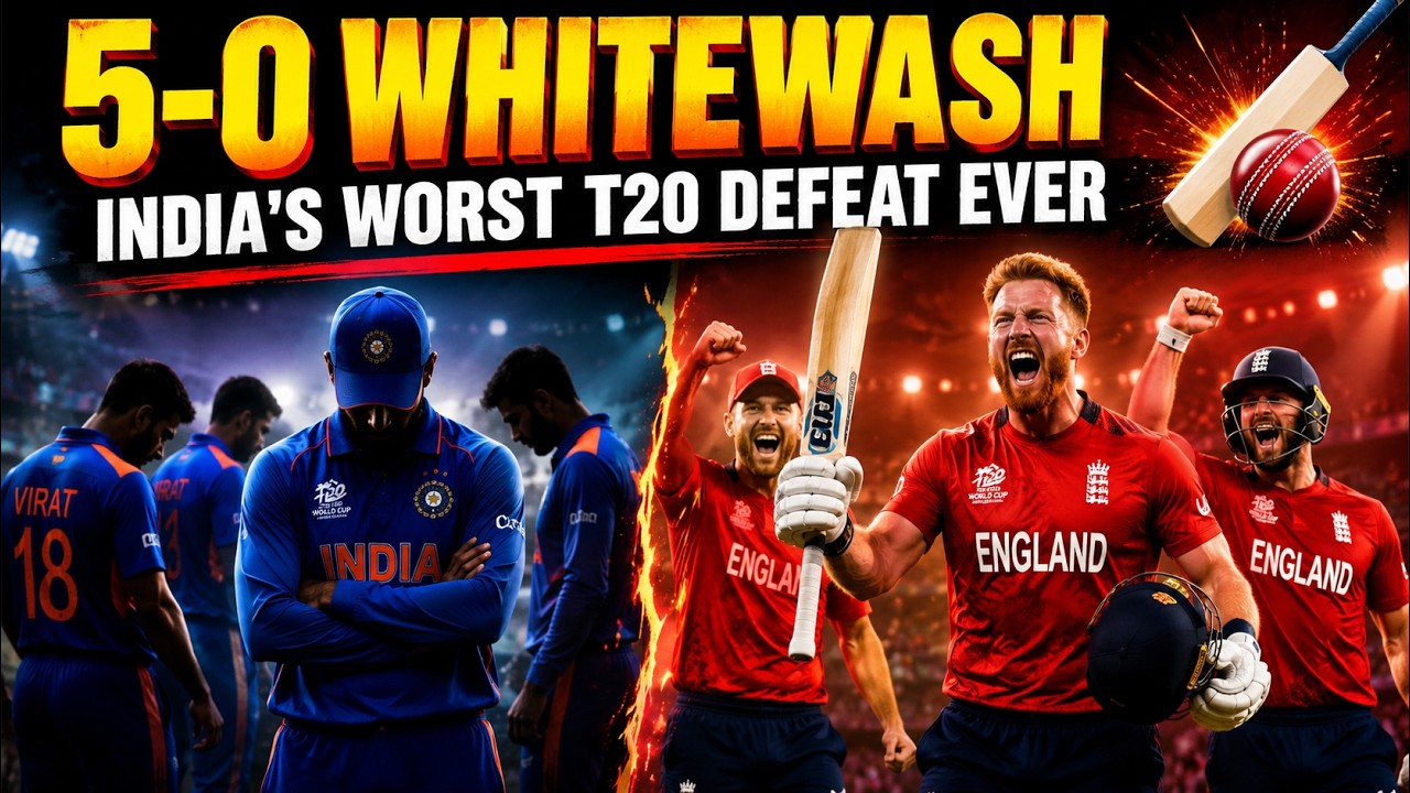England DESTROYS India 5-0! Buttler's Century Seals Historic Series Sweep