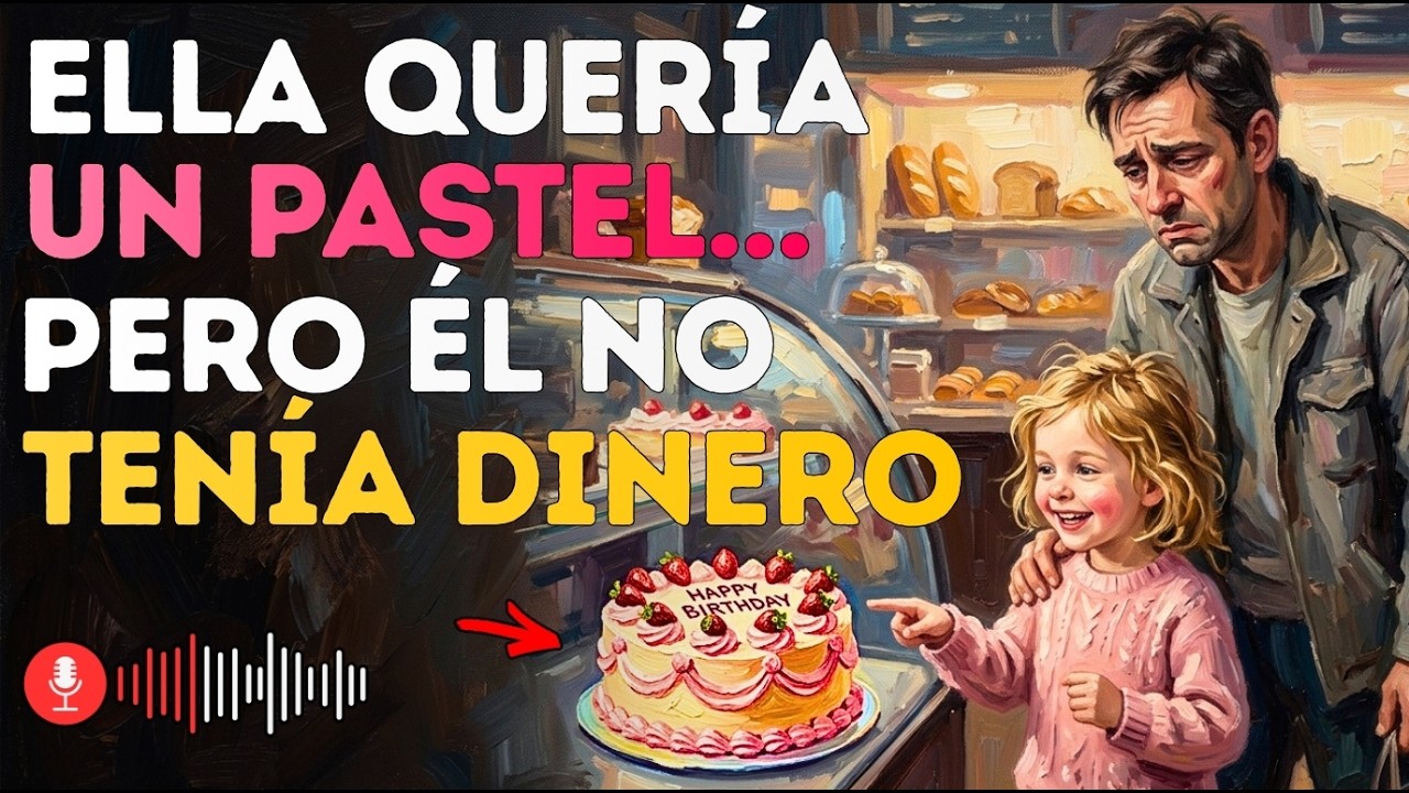 Este padre soltero no tenía ni un dólar para el pastel de cumpleaños de su hija, hasta que entró una