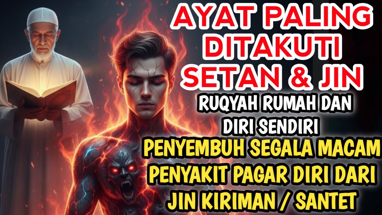 RUQYAH RUMAH PENGUSIR JIN, SETAN & SIHIR DI RUMAH & TUBUH, PENENANG HATI & PIKIRAN | ALAA AQEL