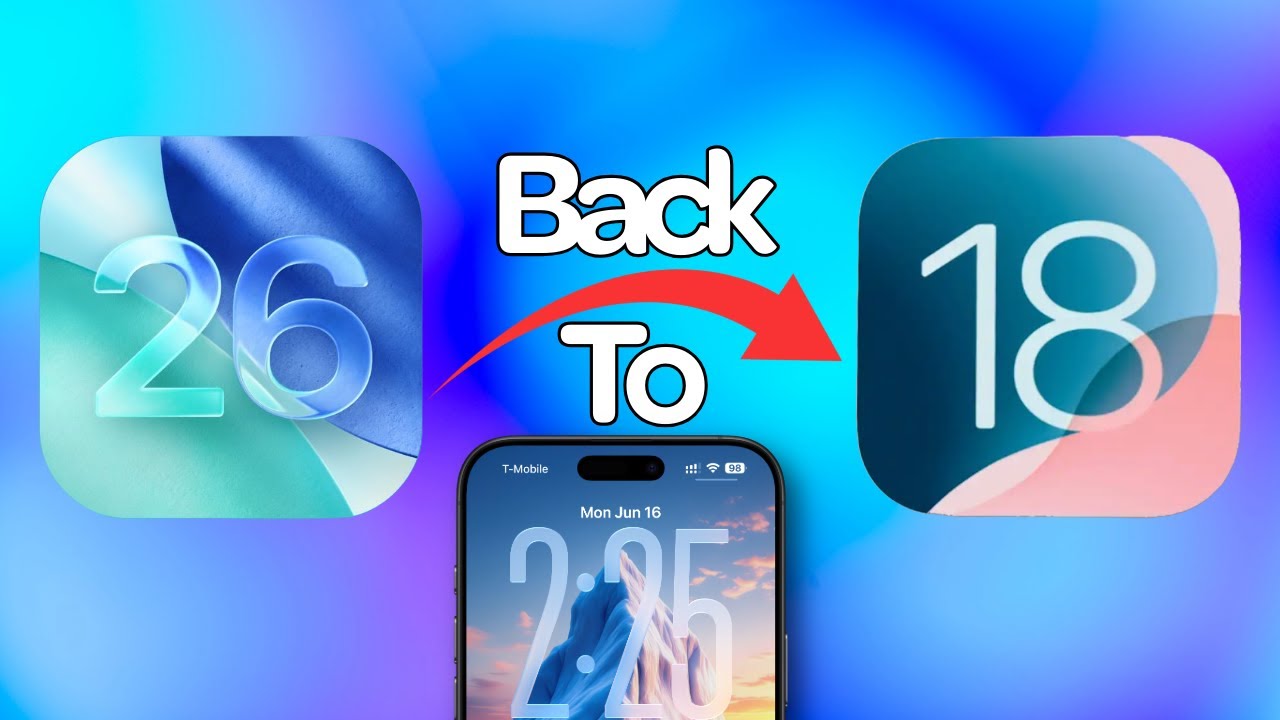 How To Downgrade From iOS 26 BACK To iOS 18