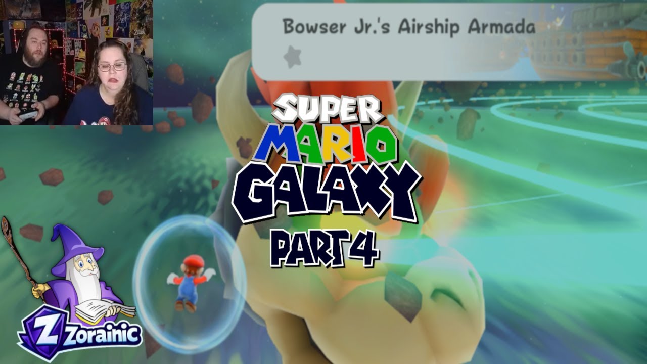 AIRSHIP CHAOS! Bowser Jr. Boss Fight & Chill Vibes | Super Mario Galaxy #4 (Portrait)