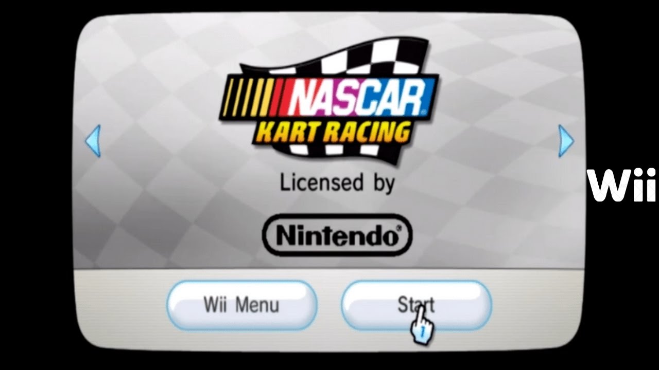 NASCAR KART RACING (Nintendo Wii) Quick Races, Championships + More