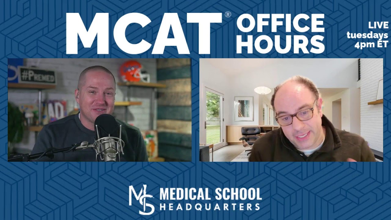 Ask your MCAT Questions! MCAT Office Hours with MSHQ | MOH