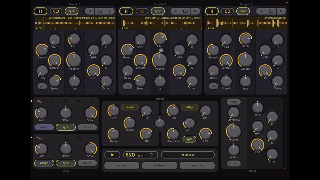 Async Sampler NEW iOS sampler