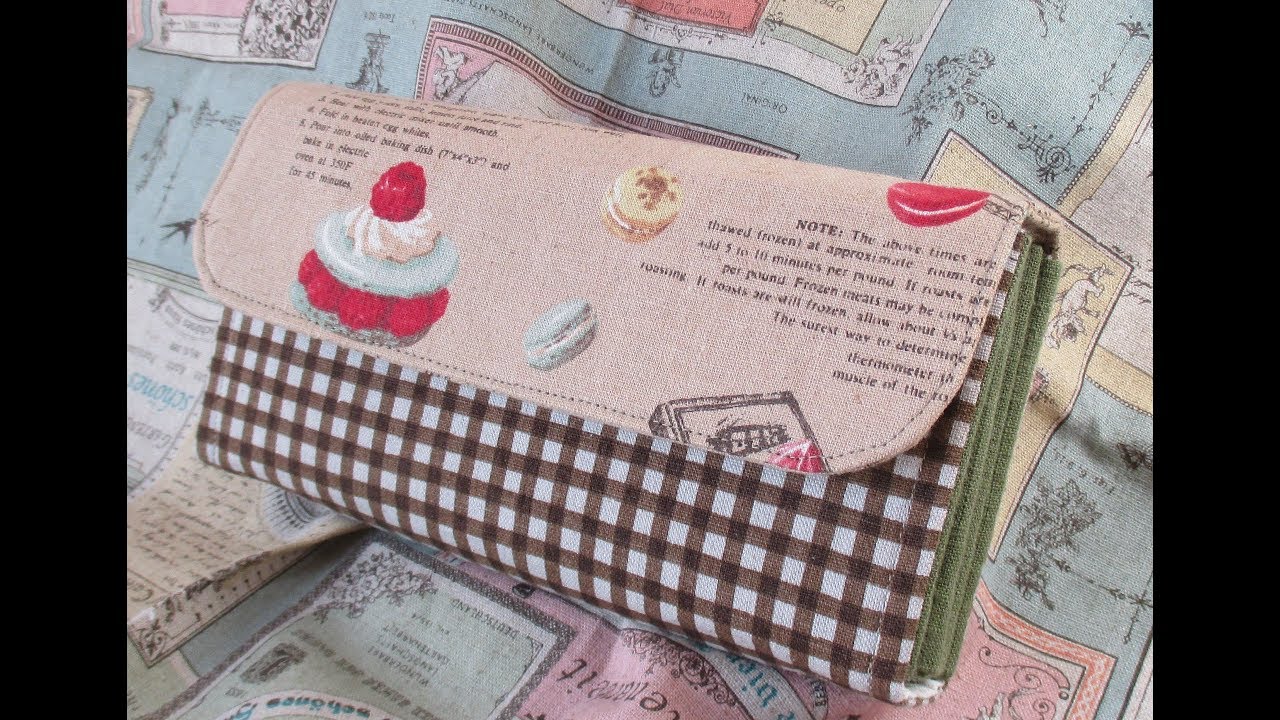 長財布縁どりしない作り方　2　マチ部分詳細編　Handmade Wallet 　 Fabric Wallet