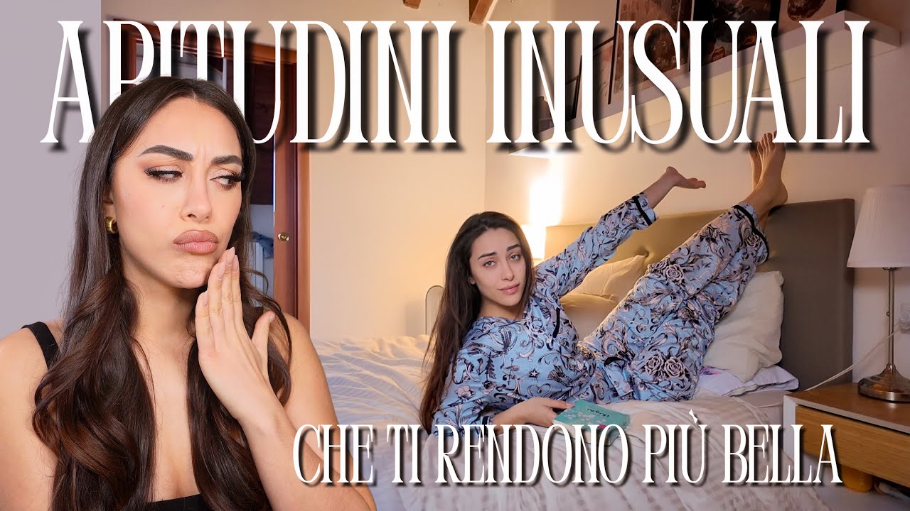 *5 ABITUDINI INUSUALI che hanno migliorato il mio viso*