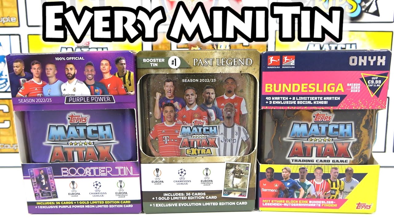 Opening ALL MATCH ATTAX 2022/23 Mini Tin | Topps Match Attax | Match Attax Extra | Bundesliga
