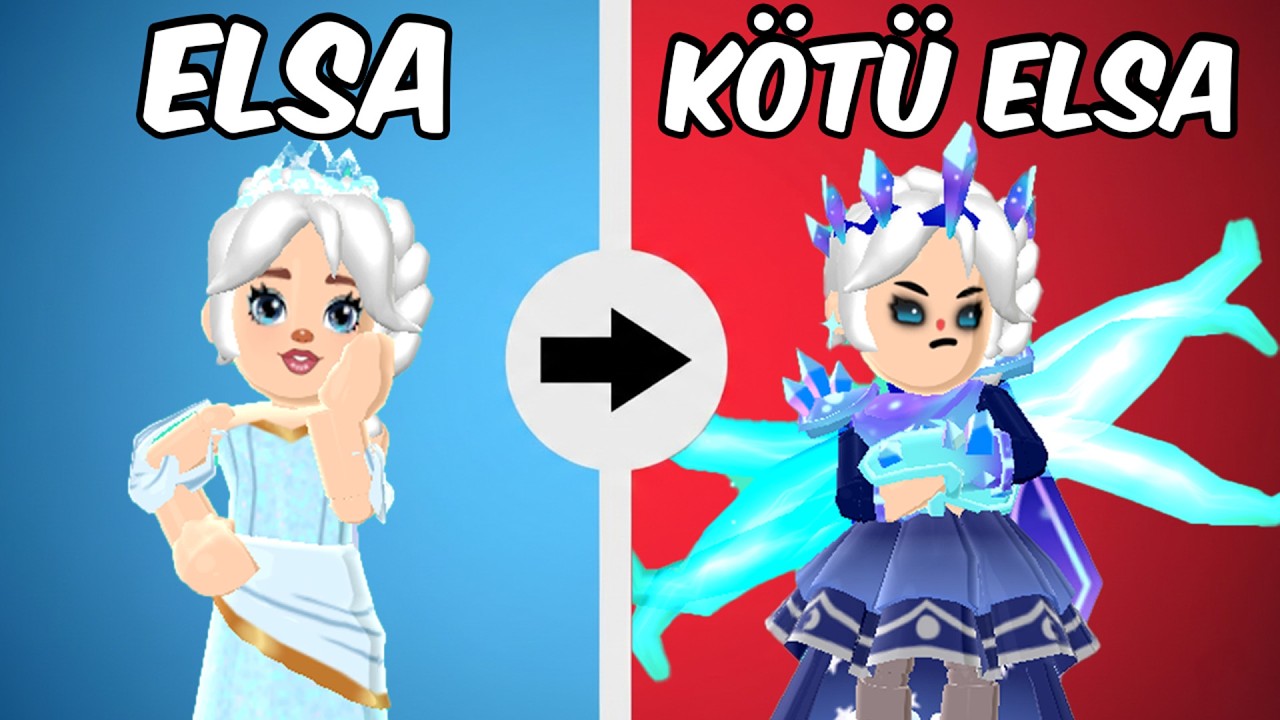 PK XD ELSA'YI KÖTÜ(VİLLAİN) ELSAYA DÖNÜŞTÜRDÜM !!