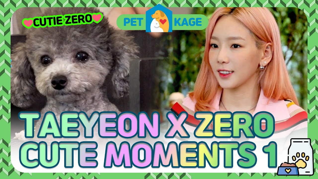 PETKAGE Taeyeon X Zero cute moments 1💕