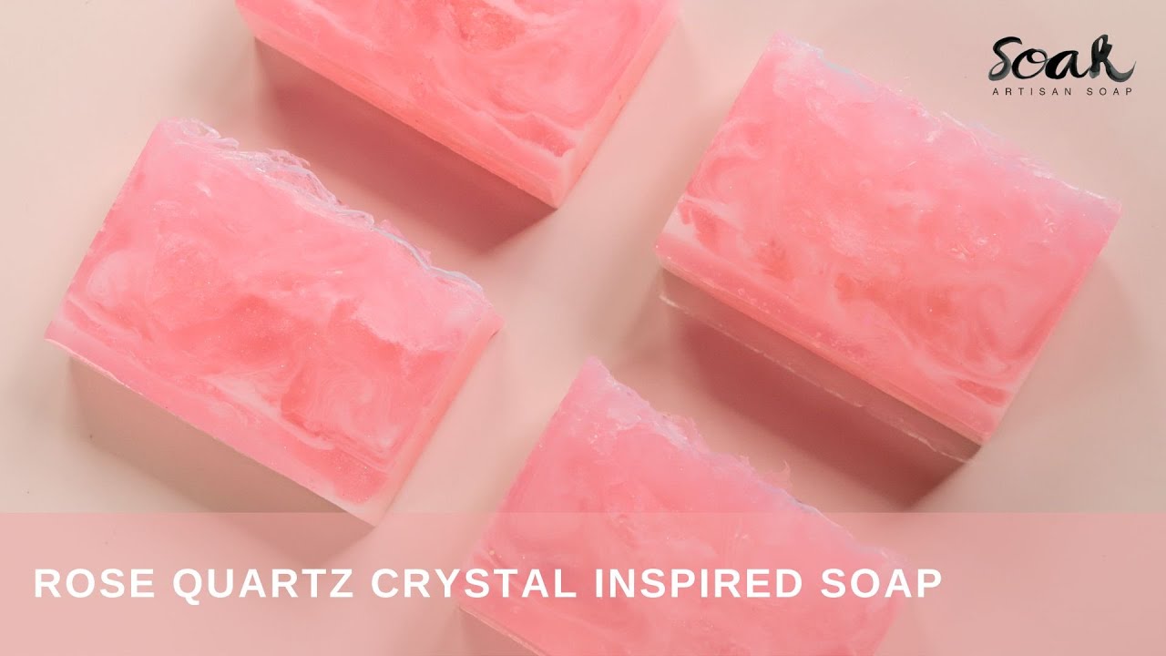 How To Make Swirl Melt And Pour Soap Tutorial Using Pink & Glitter