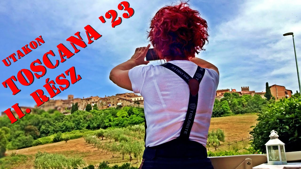 Motoros túra Toscana  2023 - II.rész  -  Útifilm  2023-as olaszországi motorozás anyagából.