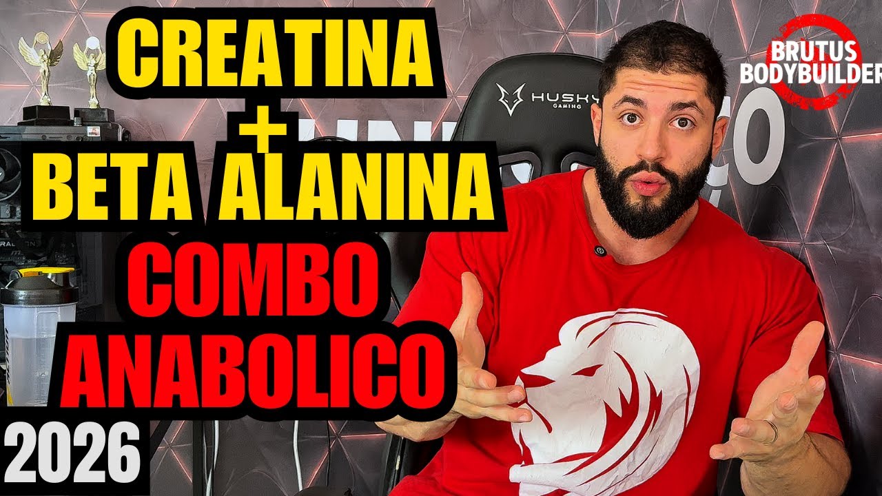 MELHOR COMBO PARA CRESCER: Creatina + Beta Alanina (Força Infinita?)