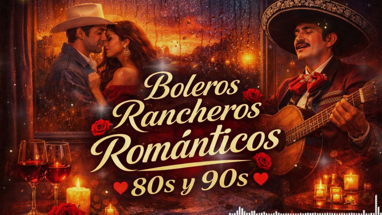 Boleros Rancheros Románticos de Ayer 🎸 Grandes Éxitos Mexicanos 80s – 90s #BoleroRanchero