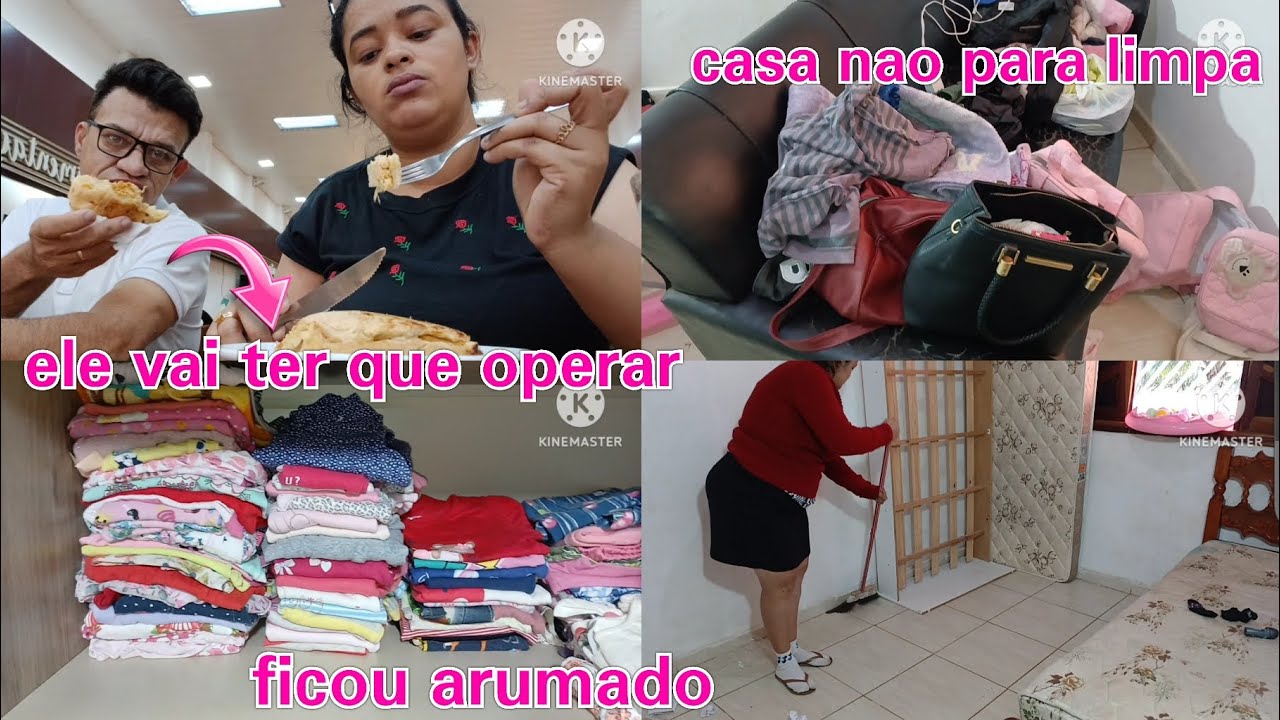 Ele tá com fistula  vai ter que operar| ajeitei a casa meu dia