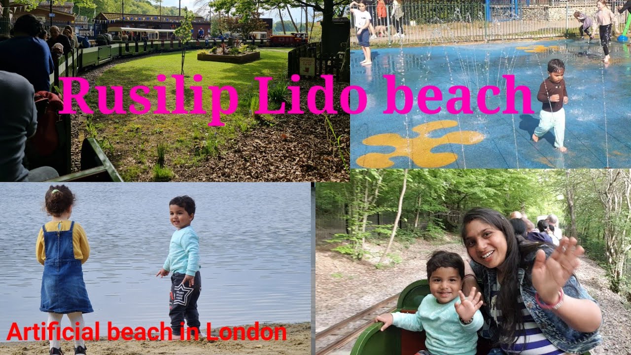 Ruislip Lido Beach day trip || Artificial beach in London #Artificualbeach #RuislipLidoBeach