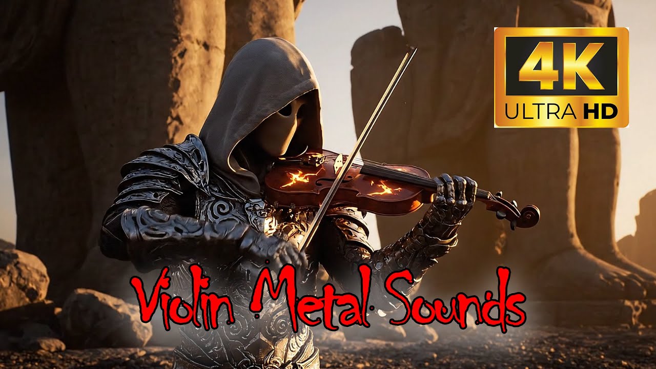 Unleashed Violin Inferno: Intense Instrumental Rock & Metal Anthem - Violin Metal Sounds