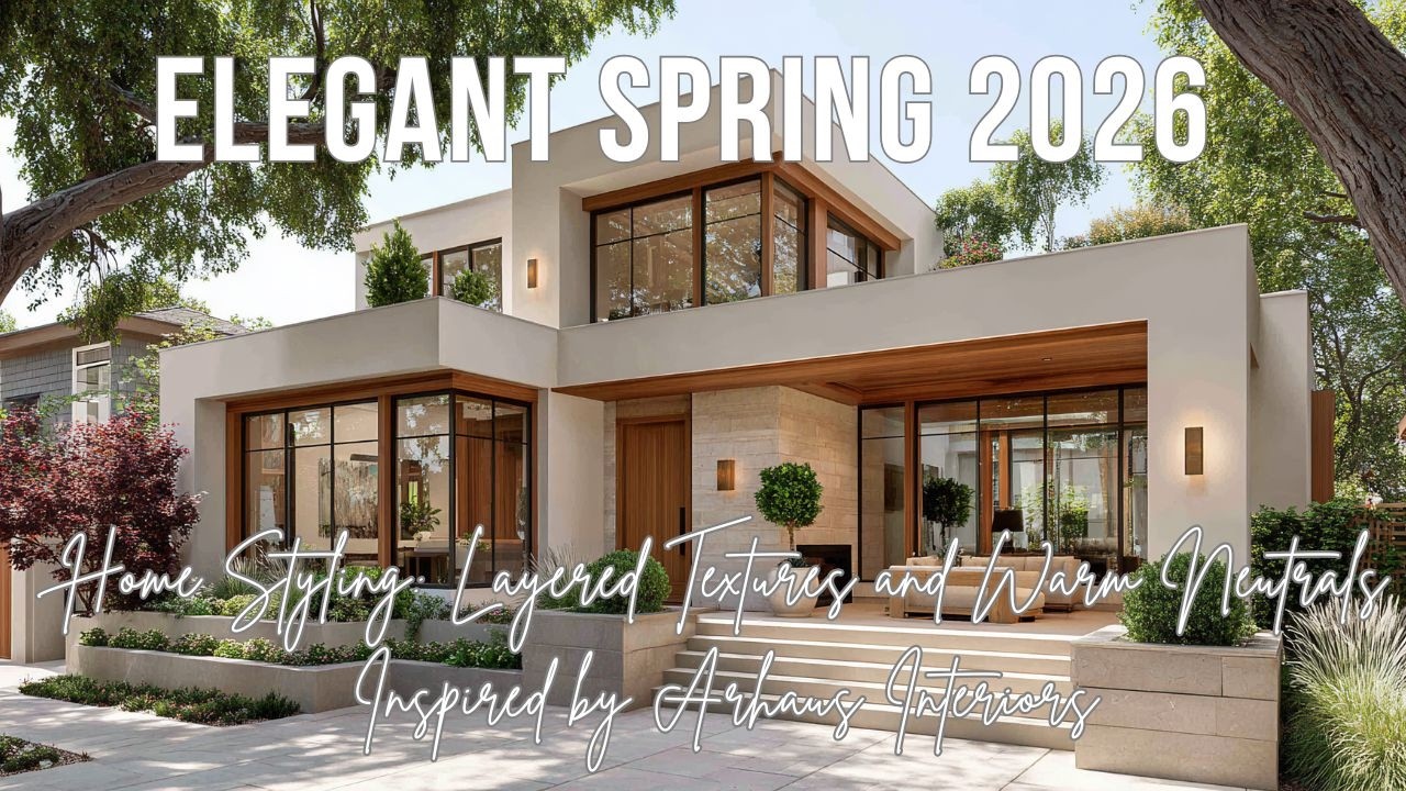 Elegant Spring 2026 Home Styling Layered Textures and Warm Neutrals Inspired by Arhaus Interiors
