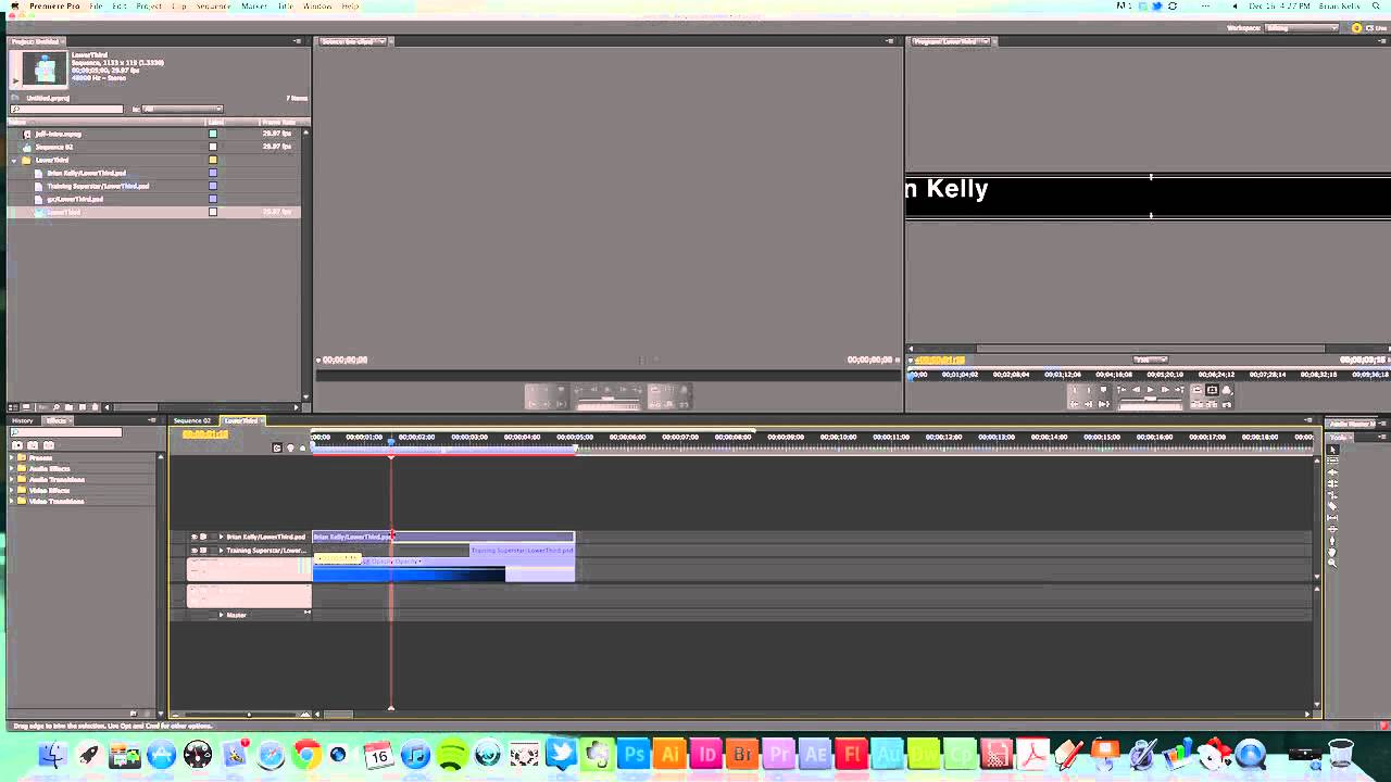 Importing PSD files into Adobe Premiere