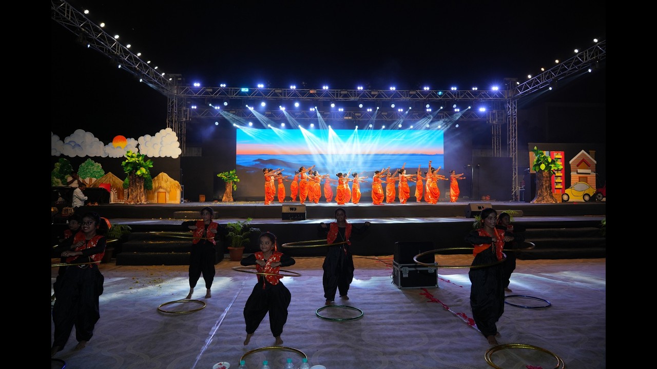 🙏🌈 RAINBOW ANNUAL DAY 2025–26🌿 THE CALL OF NATURE🌸 PP2 – Grade 5 | Pranamam Song Dance