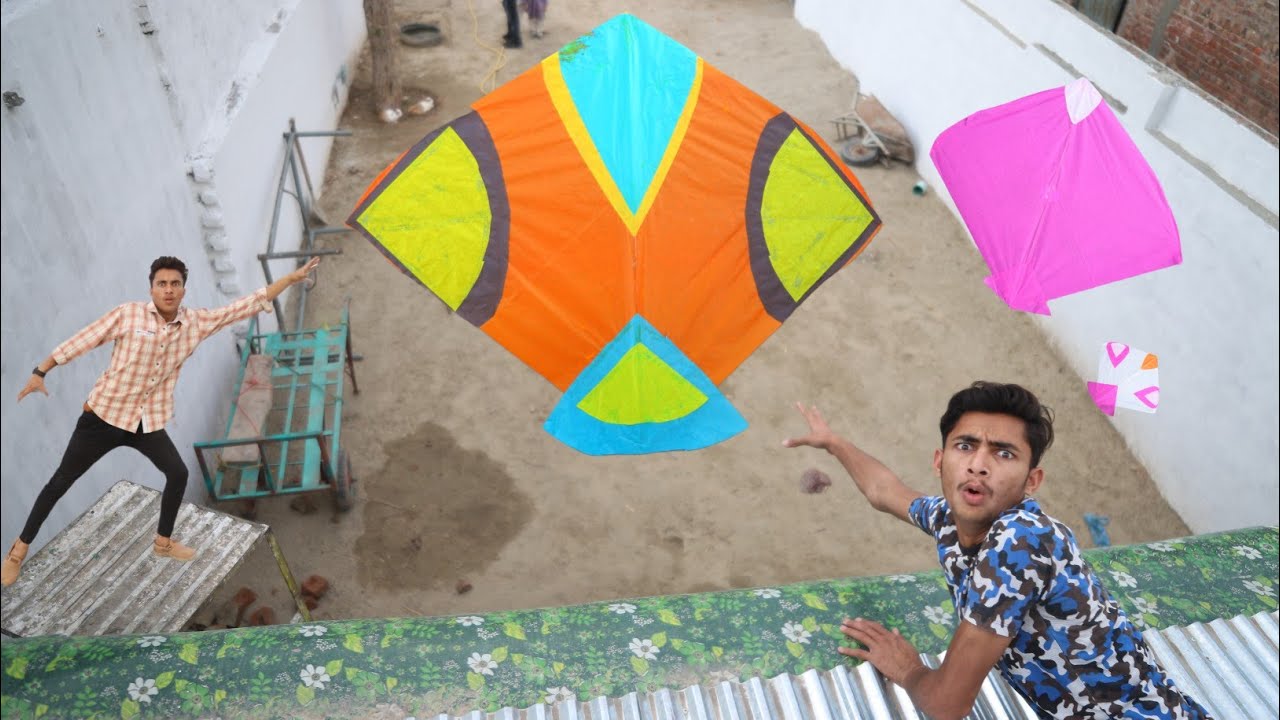 Cutting Gudda Catch Vs Kite Flying | Kites
