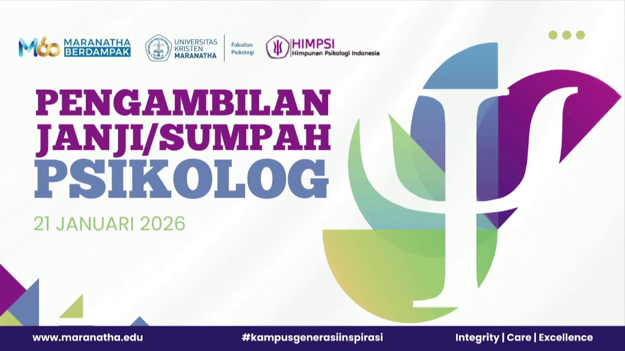 Pengambilan Janji/Sumpah Psikolog - Januari 2026