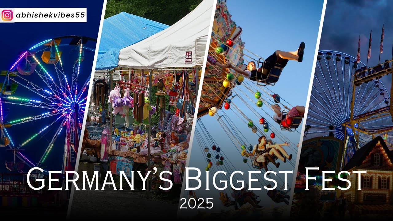 I Tried the Craziest Rides at Germany’s BIGGEST Fest! 🎡🔥