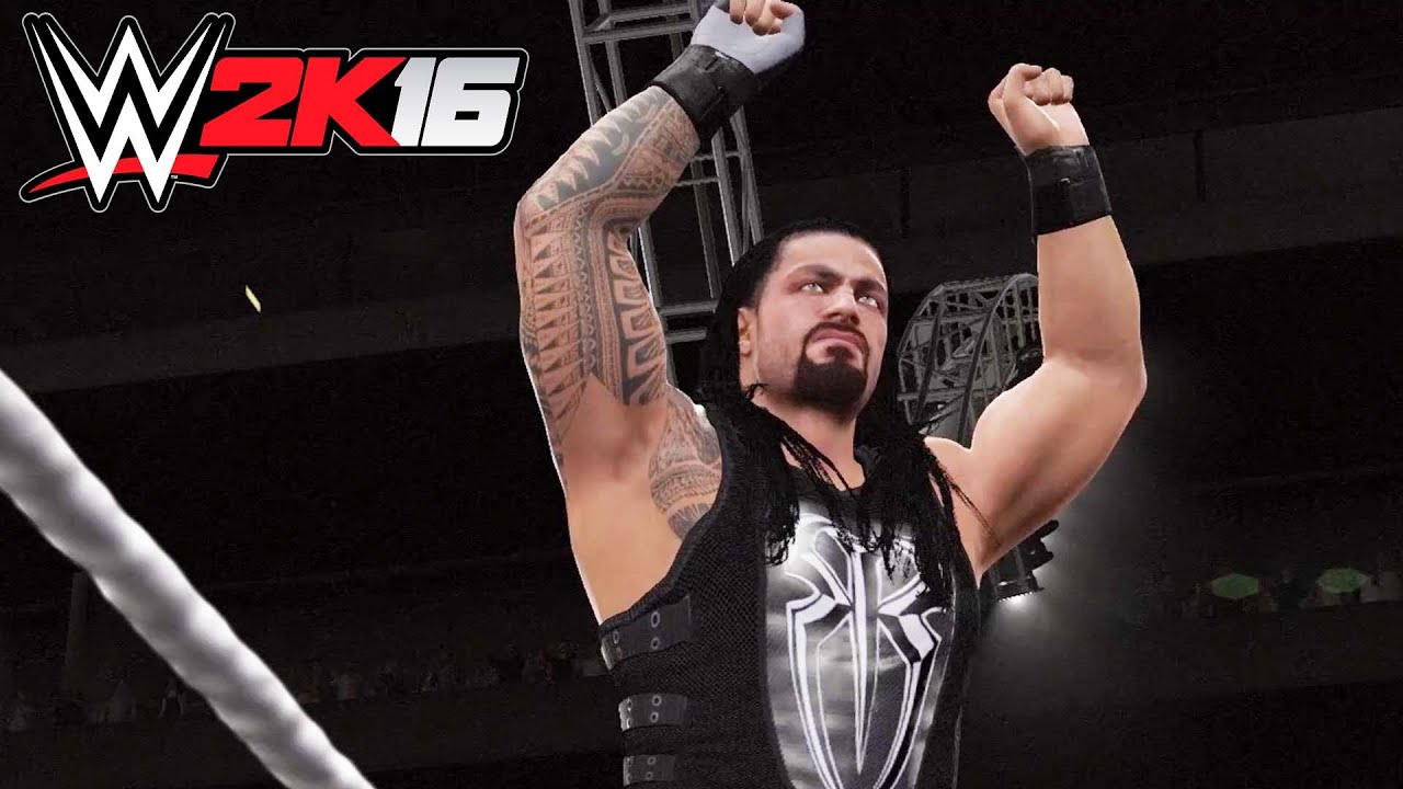 WWE 2K16 - Xbox One PS4 Gameplay 1080p 60fps Extreme Rules Roman Reigns vs Rusev
