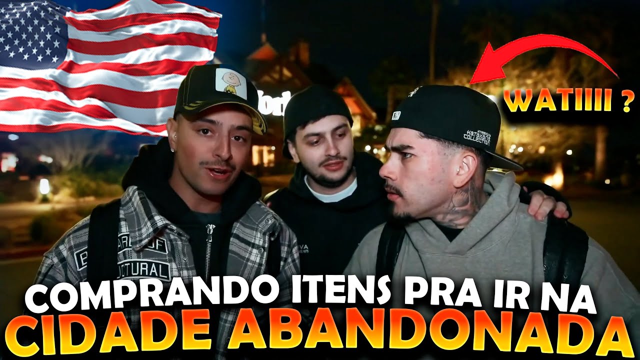 CORINGA COMPROU ITENS DE SOBREVIVENCIA PRA IR NA CIDADE ABANDONADA - LIVE IRL NOS EUA l 20