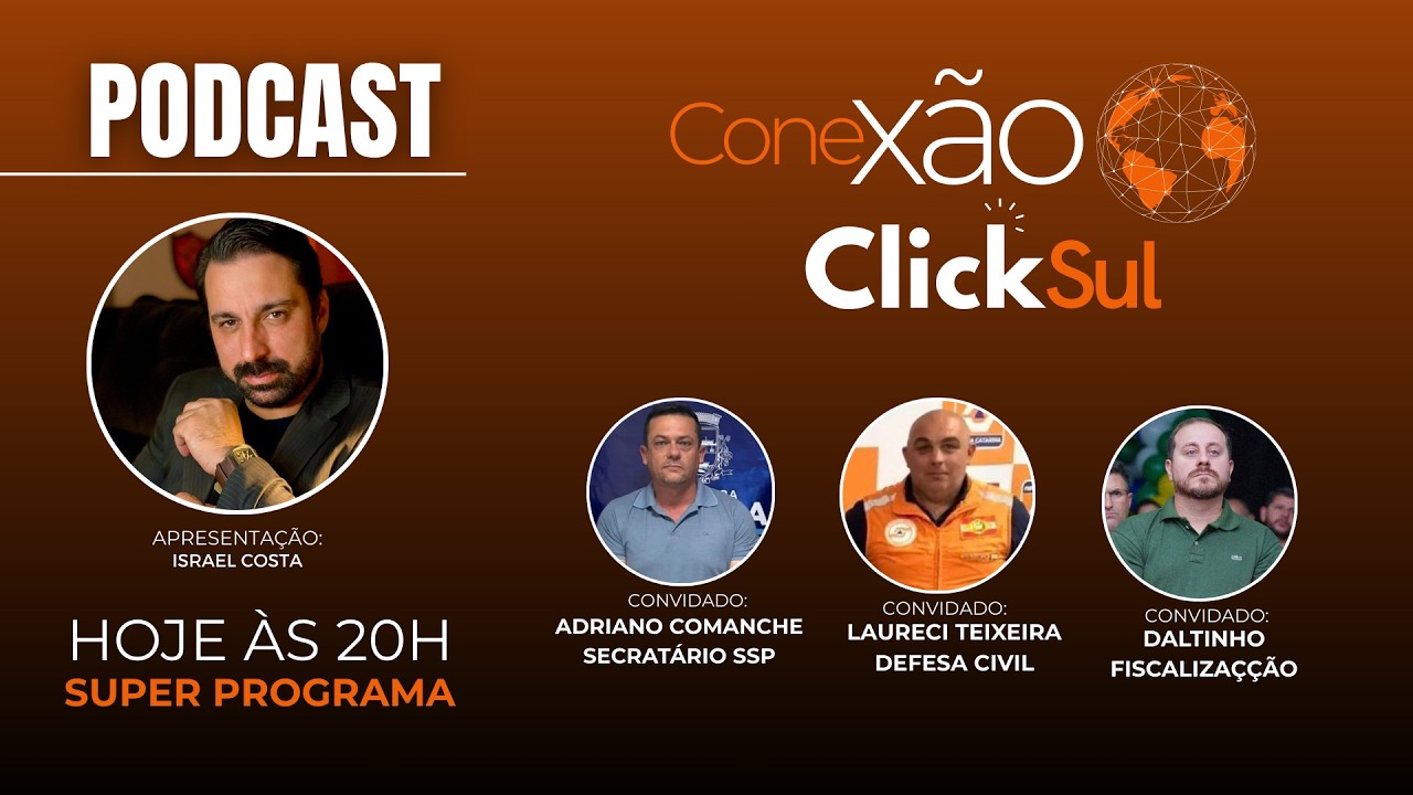 🎙️ Podcast Conexão ClickSul – Episódio  – SEGURANÇA PÚBLICA DE IMBITUBA