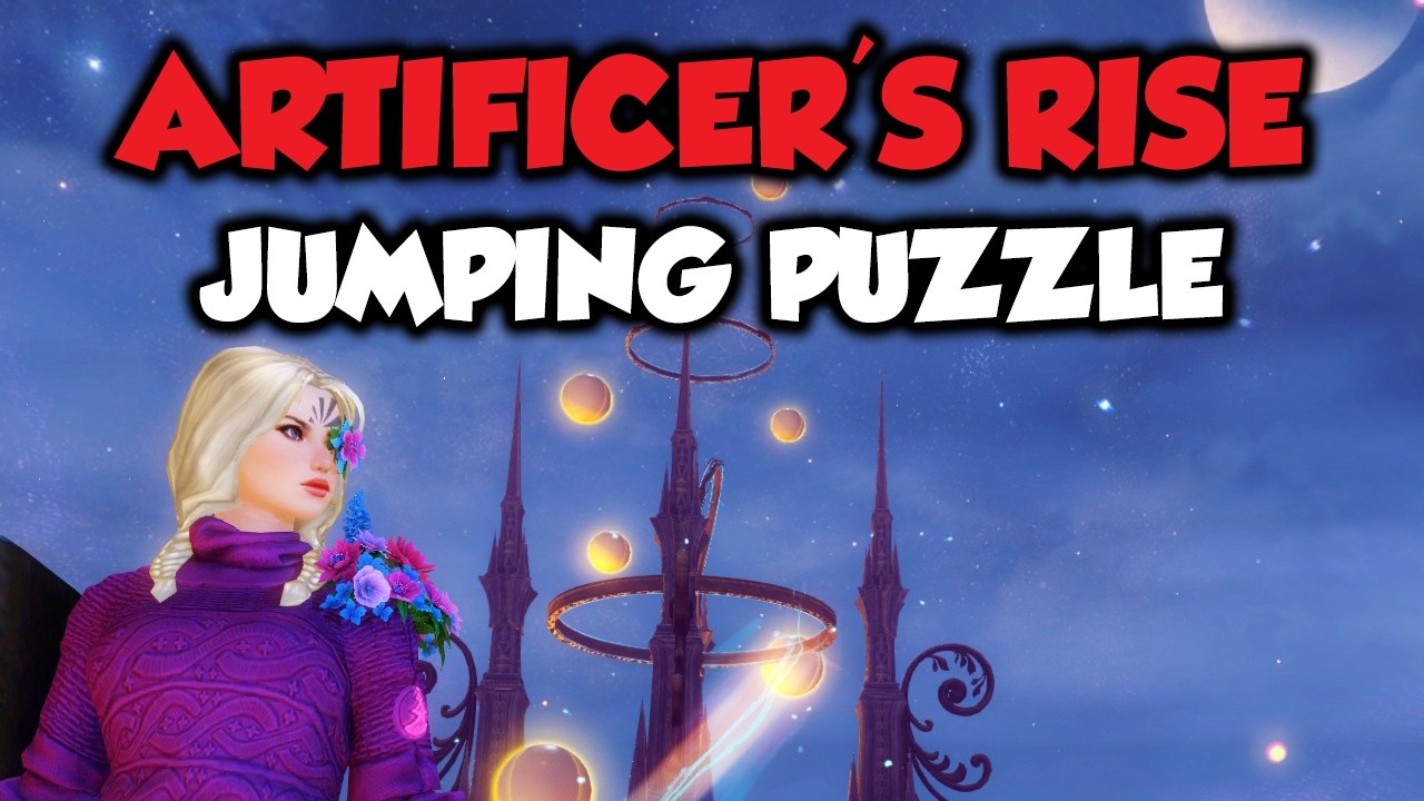 Guild Wars 2 Artificer's Rise JUMPING PUZZLE Mastery Point