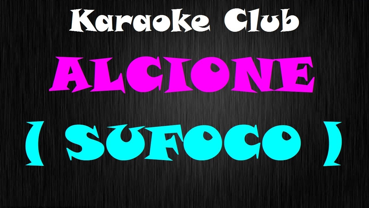 ALCIONE - SUFOCO ( KARAOKE )
