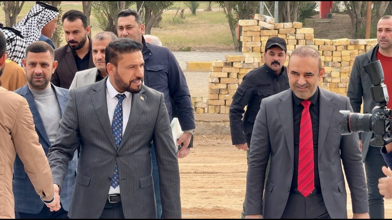 افتتاح محافظ ميسان لمشروع (بناية قسم الهندسة الكيمياوية) في كلية الهندسة - جامعة ميسان