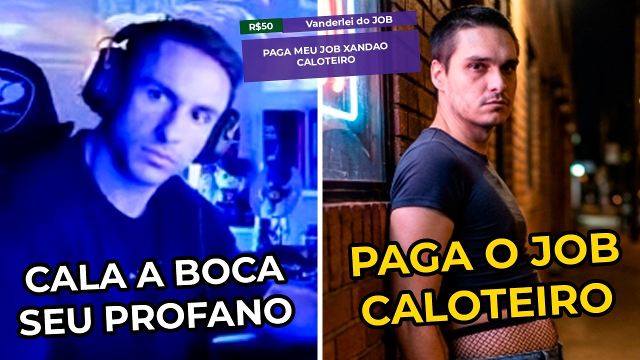 DOEI R$50 PRO SUPER XAND&Atilde;O EM LIVE E PEDI PRA ELE PAGAR O 