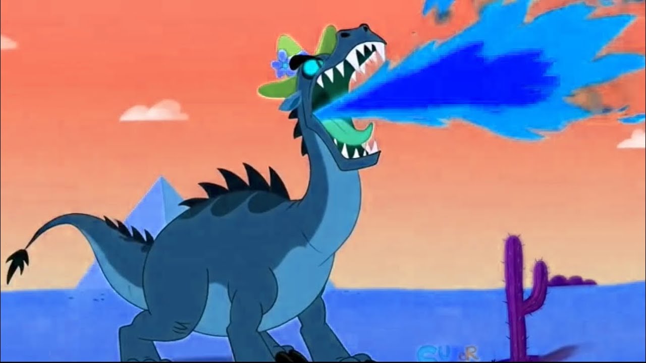 Super Simple Alice The Camel turn into Monster Dinasour (Sponsored by Klasky Csupo 2001 Effects)