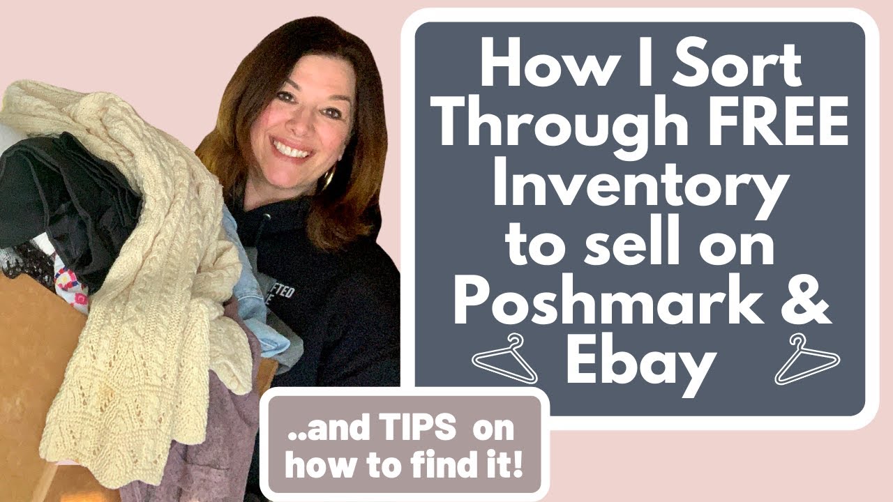Как я сортирую бесплатные товары для продажи на Poshmark и eBay и как их найти.