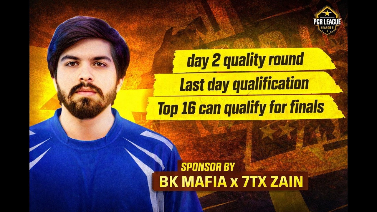 PCR LEAGUE TOURNAMENT SEASON 4 QUALIFY ROUND FINALS 50K PRIZE   #pubgmobile #pubglive #tournament