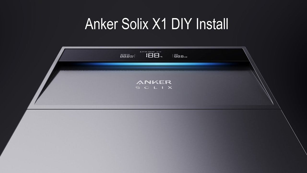 Anker Solix X1 DIY Install Overview